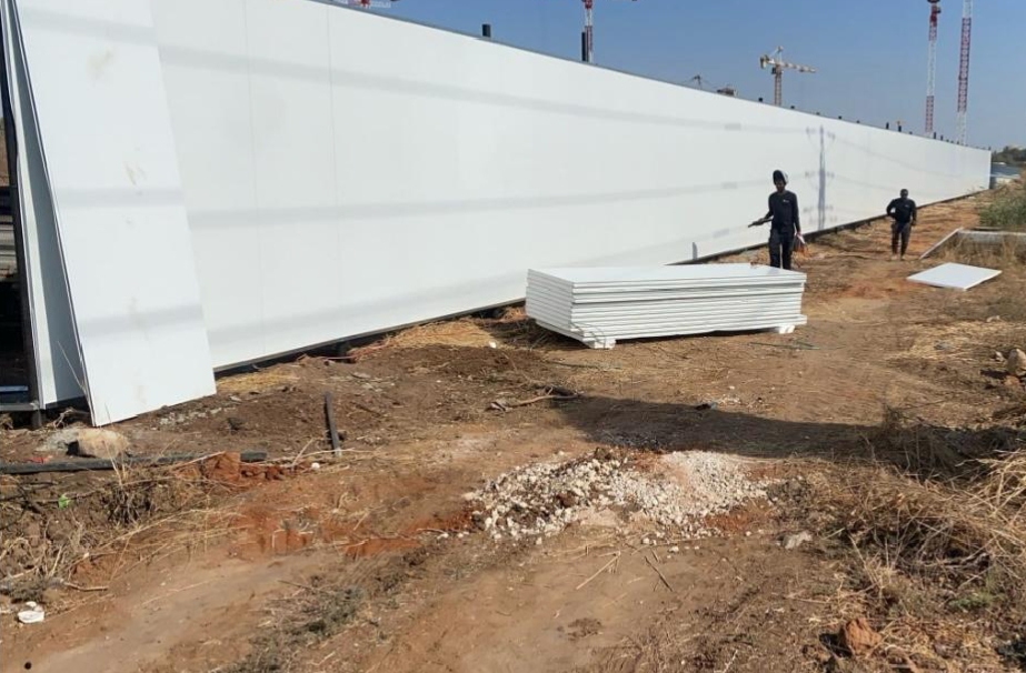 גדר מדברת לאתרי בנייה - אלפא גידור